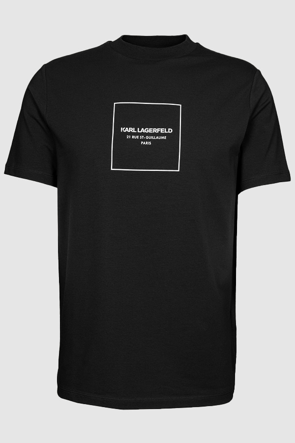 ΜΠΛΟΥΖΑ T-SHIRT KARL LAGERFELD - 990 ΜΑΥΡΟ